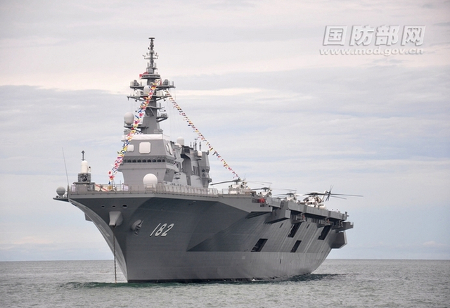 印尼阅舰式旌旗漫天！中美日战舰同台竞技