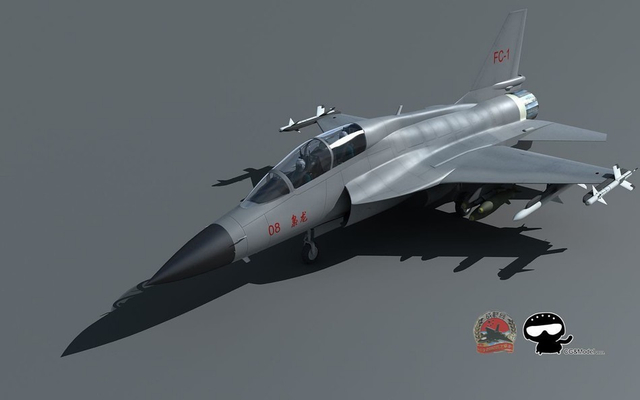 枭龙双座战斗机01架开铆