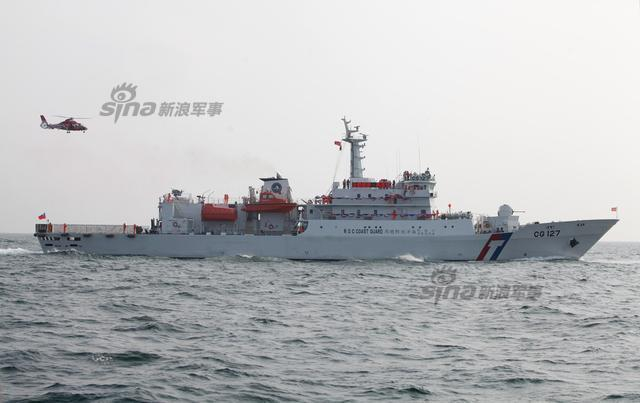 要动真格?台湾巡护船搭载舰炮巡航冲之鸟礁