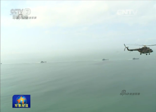 解放军东南某海域登陆大演习