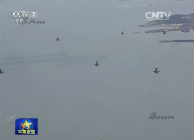 解放军东南某海域登陆大演习 