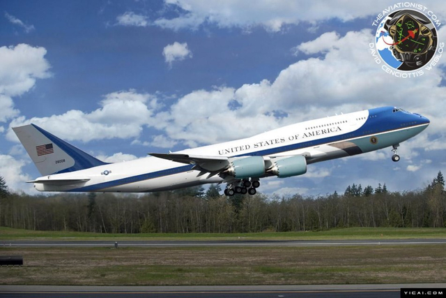 有能耐你过来！美国总统专机赴越南 避南海空域