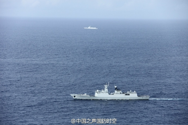 052D神盾舰亮剑太平洋 连续48小时实兵对抗
