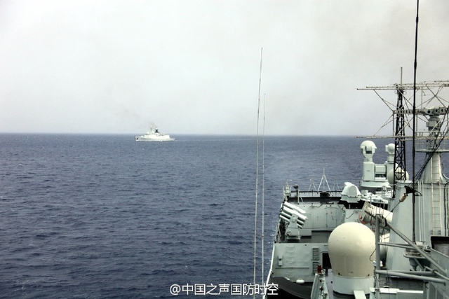 052D神盾舰亮剑太平洋 连续48小时实兵对抗