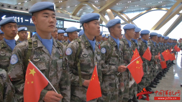 有气势!中国新一批赴黎巴嫩维和部队今日出征