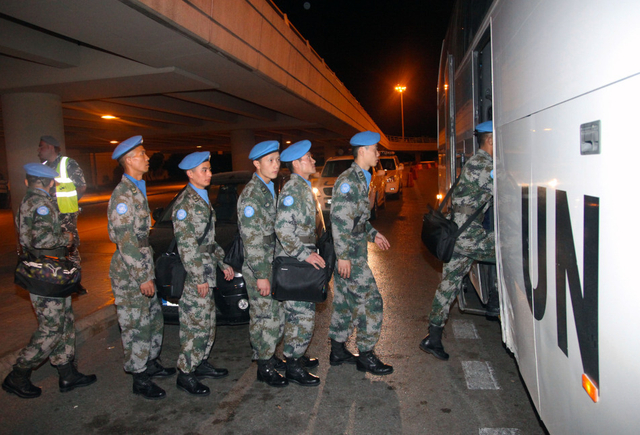 有气势!中国新一批赴黎巴嫩维和部队今日出征