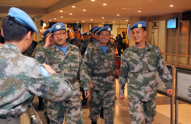 有气势!中国新一批赴黎巴嫩维和部队今日出征