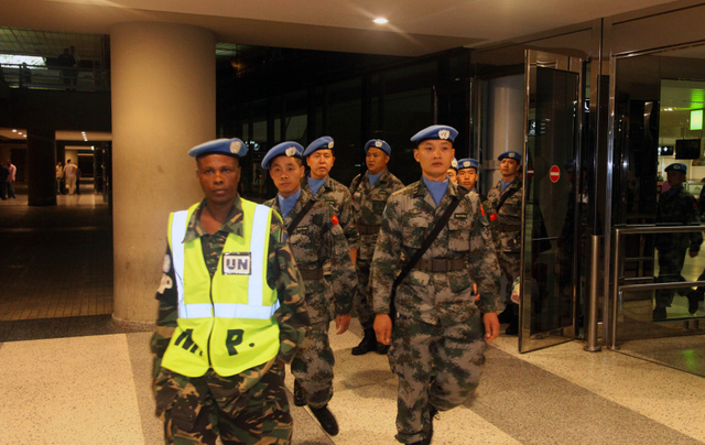 有气势!中国新一批赴黎巴嫩维和部队今日出征