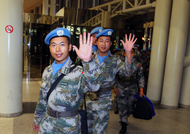 有气势!中国新一批赴黎巴嫩维和部队今日出征