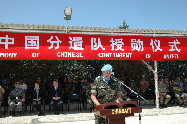 有气势!中国新一批赴黎巴嫩维和部队今日出征