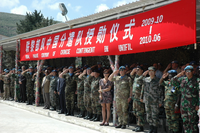 有气势!中国新一批赴黎巴嫩维和部队今日出征