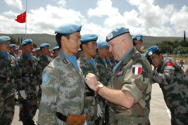 有气势!中国新一批赴黎巴嫩维和部队今日出征