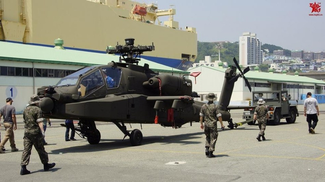 韩国引进AH-64E武直首批到货