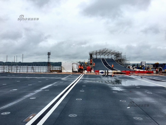 中国和英国航母滑跃甲板大比拼