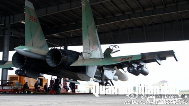越南苏30战机南海上空失踪 2名飞行员生死不明