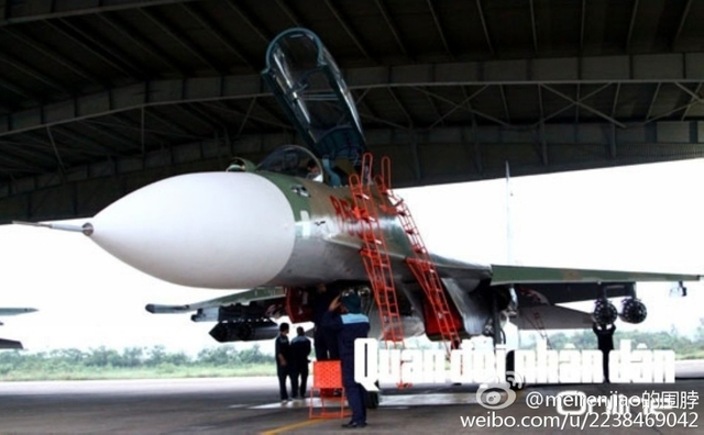 越南苏30战机南海上空失踪 2名飞行员生死不明