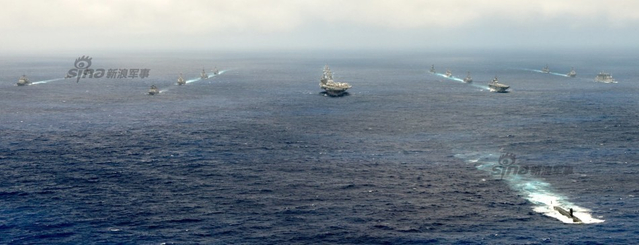 美日印舰队南海联合军演