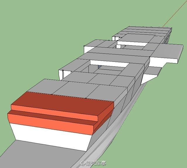 中国国产航母整体飞行甲板大概出现