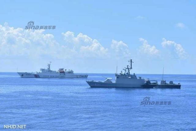 中国海警与印尼军舰对峙