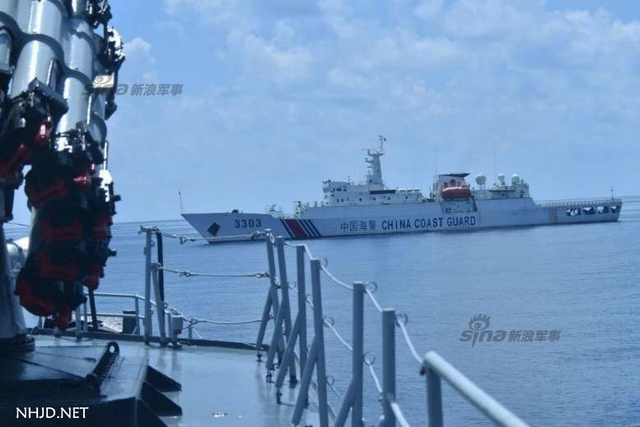 射击中国渔船 印尼军舰与中国海警对峙现场曝光