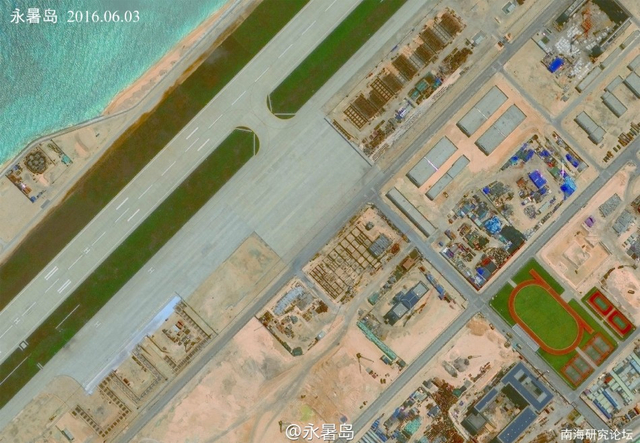 机场跑道清晰可辨！永暑岛6月高清卫星照曝光