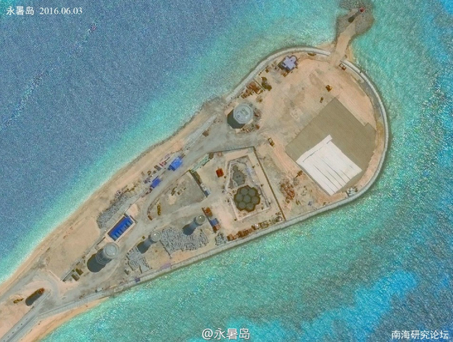 机场跑道清晰可辨！永暑岛6月高清卫星照曝光