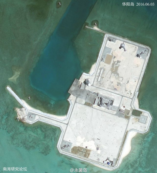 机场跑道清晰可辨！永暑岛6月高清卫星照曝光