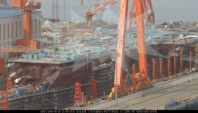 国产航母究竟何时完工?建造现场最新照片曝光