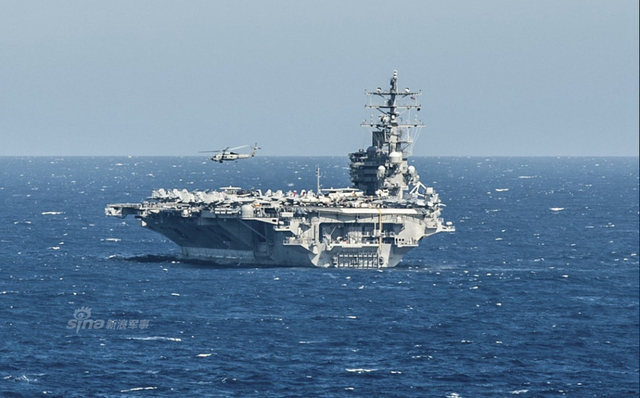 中美南海演习对比：解放军射导弹 美军轻松