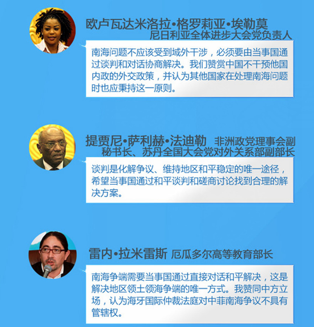 南海仲裁结果将出炉:多国政要对中国这样说