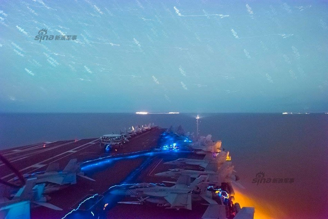 美国巡洋舰巡航在南海 破坏这里安宁