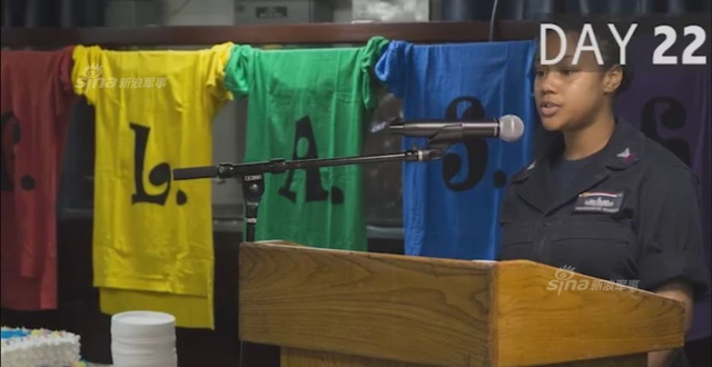 美军公开里根号航母闯南海53天