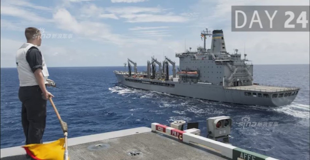美军公开里根号航母闯南海53天