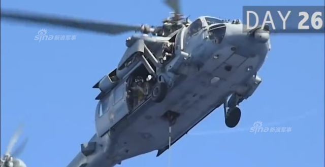 美军公开里根号航母闯南海53天