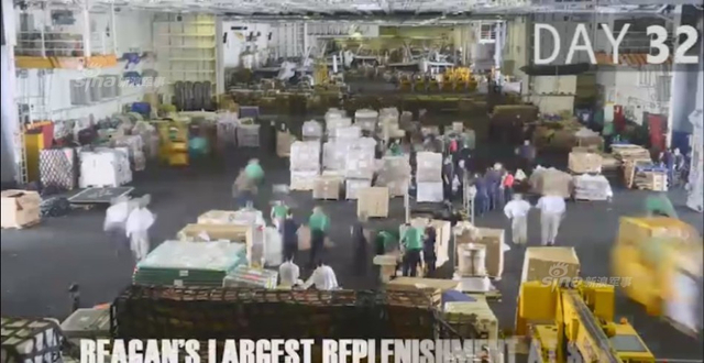 美军公开里根号航母闯南海53天