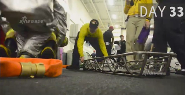 美军公开里根号航母闯南海53天