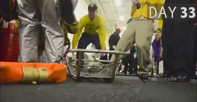 美军公开里根号航母闯南海53天