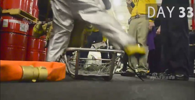 美军公开里根号航母闯南海53天