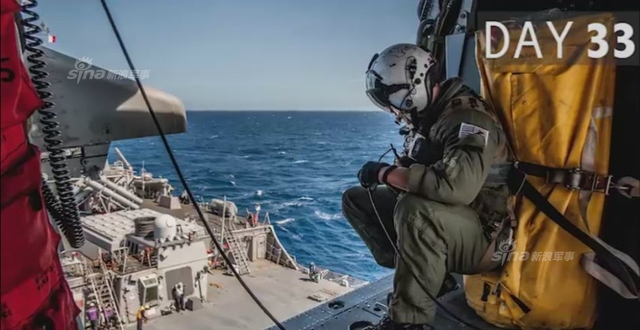 美军公开里根号航母闯南海53天