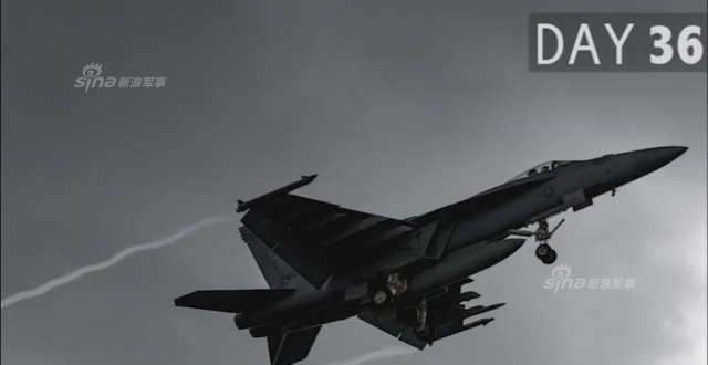 美军公开里根号航母闯南海53天