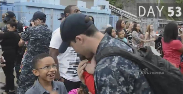 美军公开里根号航母闯南海53天