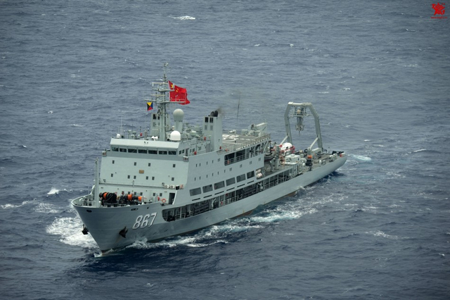 环太军演40艘战舰编队超壮观 