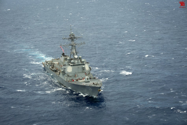 环太军演40艘战舰编队超壮观 