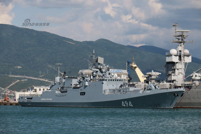 俄护卫舰抵达黑海港口:等054A舰参加比赛