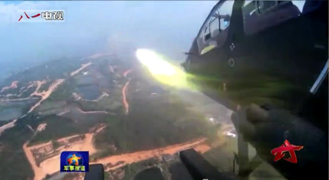 我陆航所有作战部队列装武直10 异形头盔抢眼