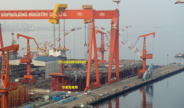 齐活儿!疑似国产航母装上滑跃甲板 全面貌曝光