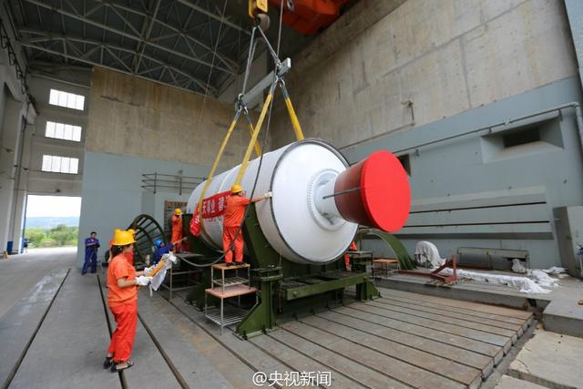 中国最强火箭发动机试车