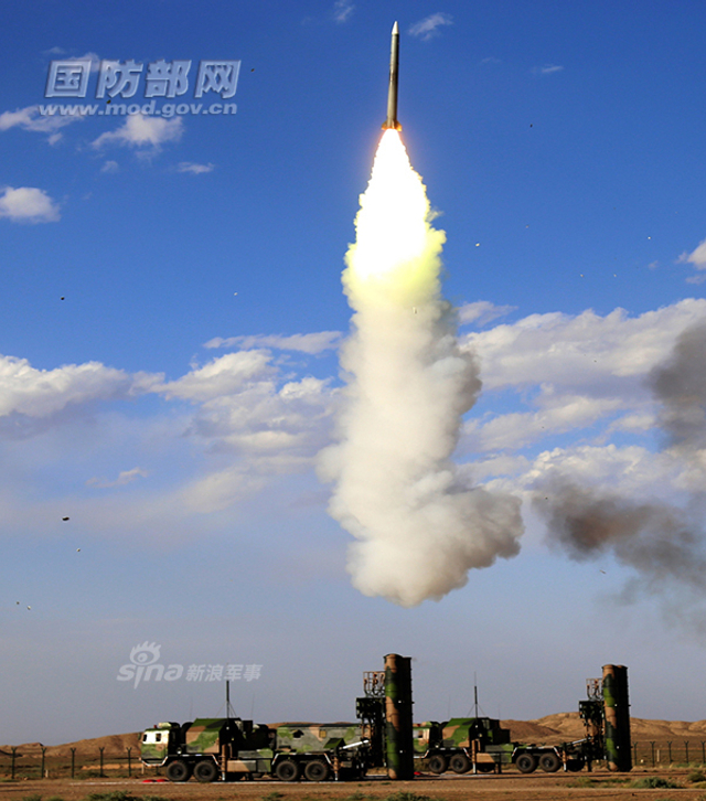 红旗9抗饱和发射！中国空军导弹师防空实弹演习