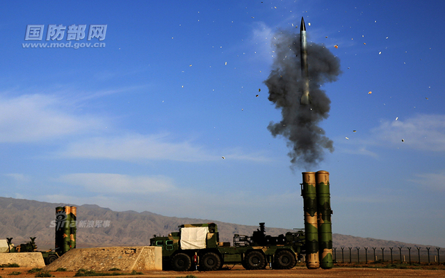 红旗9抗饱和发射！中国空军导弹师防空实弹演习