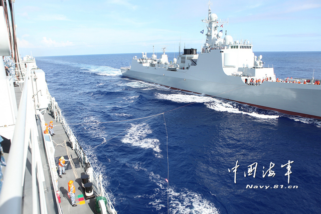 中国舰队凯旋！中国参加环太军演舰艇启程回国